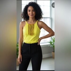 NWOT XOXO Vibrant Yellow Garment